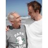 imagePapa Saur Shirt Fathers Day Dad Grandpa Shirts for Men Gifts for Dads Dinosaur Theme Funny Trex Mens TShirtGray