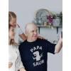imagePapa Saur Shirt Fathers Day Dad Grandpa Shirts for Men Gifts for Dads Dinosaur Theme Funny Trex Mens TShirtNavy