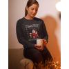 imageTstars Funny Santas Elf Ugly Christmas Sweatshirt for Women Tacky Sweater Style Holiday Xmas SweatersBlack
