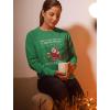 imageTstars Funny Santas Elf Ugly Christmas Sweatshirt for Women Tacky Sweater Style Holiday Xmas SweatersGreen