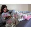 imageTstars Mom Blanket Throw Blanket Happy Birthday Gifts for Mom Form Daughter 50 in X 60 inBlanket  Gray