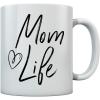 imageMom Life Coffee Mug Mom Mug Mothers Day Cup Mommy Coffee Mug Gift for Wife New Moms Coffee Mug 15 Oz WhiteWhite