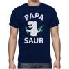 imagePapa Saur Shirt Fathers Day Dad Grandpa Shirts for Men Gifts for Dads Dinosaur Theme Funny Trex Mens TShirtNavy