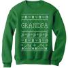 imageTstars Funny Grandpa Ugly Christmas Sweater Xmas Gift for Papa SweatshirtGreen