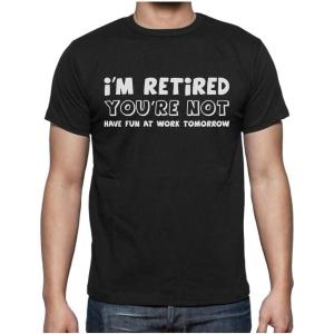 imageIm Retired TShirts for Men Retirement Gifts Dad Grandpa Funny Mens ShirtBlack