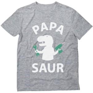 imagePapa Saur Shirt Fathers Day Dad Grandpa Shirts for Men Gifts for Dads Dinosaur Theme Funny Trex Mens TShirtGray