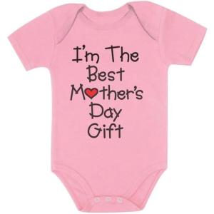 imageTstars Happy 1st Mothers Day Mommy Baby Boy Girl Outfit Gift for New Mom First Mothers Day Newborn Infant BodysuitBest Gift  Pink