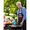 imageBBQ Aprons for Men Papa The Grillmeister The Man The Legend Mens Aprons for Cooking Funny Dad BBQ Apron Cooking Chef Grilling Apron Unisex One Size Black