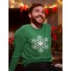 imageChristmas Snowflake Shirt for Men Tacky Sweater Style Xmas Holiday Mens Long Sleeve TShirtGreen