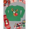 imageCute Reindeer Ugly Christmas Shirt Men Tacky Sweater Style Xmas Holiday Mens Long Sleeve TShirtGreen