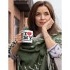 imageI Love Heart My Mommy Coffee Mug Ceramic Tea Cup Perfect Birthday Day Gift Mug 15 Ounce White