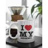 imageI Love Heart My Mommy Coffee Mug Ceramic Tea Cup Perfect Birthday Day Gift Mug 15 Ounce White