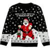 imageI Touch My Elf Funny Ugly Christmas Sweater for Men Women Santa Hilarious Xmas Adult Unisex SweatersMulticolor