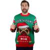 imagePug Christmas Sweater for Men Women Adult Unisex Santa Paws Ugly Xmas Holiday Tacky SweaterMulticolor