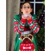 imagePug Christmas Sweater for Men Women Adult Unisex Santa Paws Ugly Xmas Holiday Tacky SweaterMulticolor