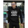 imageTstars Funny Anime Hoodies for Men Novelty Gifts Japanese Manga Sweatshirt Pullover HoodieBlack