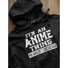 imageTstars Funny Anime Hoodies for Men Novelty Gifts Japanese Manga Sweatshirt Pullover HoodieBlack