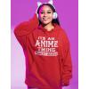 imageTstars Funny Anime Hoodies for Men Novelty Gifts Japanese Manga Sweatshirt Pullover HoodieRed