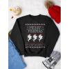 imageTstars Merry Fishmas Sweatshirt Men Fishing Ugly Christmas Sweater Style Long Sleeve MediumBlack