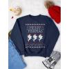 imageTstars Merry Fishmas Sweatshirt Men Fishing Ugly Christmas Sweater Style Long Sleeve MediumNavy