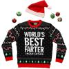 imageWorlds Best Farter I Mean Father Funny Gift for Dad Sweater
