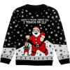 imageI Touch My Elf Funny Ugly Christmas Sweater for Men Women Santa Hilarious Xmas Adult Unisex SweatersMulticolor