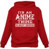 imageTstars Funny Anime Hoodies for Men Novelty Gifts Japanese Manga Sweatshirt Pullover HoodieRed