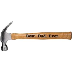 imageEngraved Wood Handle Steel Hammer Best Dad Ever Fathers DayChristmasBirthday Gift for Father Hammer