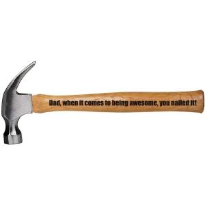 imageGift for Dad Birthday Fathers Day Gifts for Men Nailed It Engraved Hammer