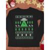 imageAlien Reindeer Abduction Long Sleeve Shirt Men UFO Ugly Christmas Sweater StyleLong Sleeve  Black