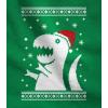 imageBig Trex Santa Ugly Christmas Sweater Baby Grow Vest Baby Bodysuit 12M Green
