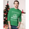 imageFunny Ive Been Naughty Ugly Christmas Shirt for Men Tacky Sweater Style Holiday Xmas Mens Long Sleeve TShirtNaughty Long Sleeve  Green