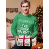 imageFunny Ive Been Naughty Ugly Christmas Shirt for Men Tacky Sweater Style Holiday Xmas Mens Long Sleeve TShirtNaughty Long Sleeve  Green