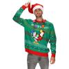 imageGuess What Chicken Funny Ugly Christmas Sweater Adult Unisex Xmas Holiday Sweaters for Men WomenMulticolor