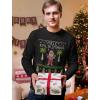 imageMele Kalikimaka Shirt for Men Hawaiian Santa Claus Ugly Christmas Mens Long Sleeve TShirtBlack