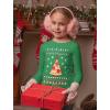 imagePizza Tree Ugly Christmas Shirt for Boys Girls Tacky Sweater Style Holiday Xmas Long Sleeve TShirt for Youth Kids LargeGreen