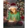 imagePizza Tree Ugly Christmas Shirt for Boys Girls Tacky Sweater Style Holiday Xmas Long Sleeve TShirt for Youth Kids LargeGreen