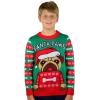 imagePug Ugly Christmas Sweater for Youth Kids Santa Paws Xmas Holiday Tacky Sweaters for Boys ampamp GirlsMulticolor
