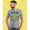 imageTMNT Adult Teenage Mutant Ninja Turtle Shirt Gifts for Men Turtles Character Group Mens TShirtClassic  Gray
