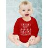 imageTstars Baby Boy Baby Girl Ugly Christmas Sweater Outfit Baby Long Sleeve BodysuitRed