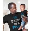 imageTstars Daddy of a Prince Son of a King Matching Shirts Gifts for New Dads Fathers Day Dad Shirt and Baby Bodysuit SetDaddy Black  Son Black