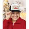 imageTstars Feliz Navidad Mexican Ugly Christmas Trucker Hat Mesh Cap for Men Women Funny Holiday Xmas Snapback HatsBlackWhite