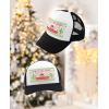 imageTstars Feliz Navidad Mexican Ugly Christmas Trucker Hat Mesh Cap for Men Women Funny Holiday Xmas Snapback HatsBlackWhite