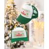 imageTstars Feliz Navidad Mexican Ugly Christmas Trucker Hat Mesh Cap for Men Women Funny Holiday Xmas Snapback HatsGreenWhite