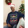 imageTstars Feliz Navidad Sweatshirt Men Mexican Ugly Christmas Sweater Style SweatshirtsNavy