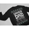 imageTstars Gamer Dad Gift for Fathers Cool Dads Gaming Ugly Christmas Sweater SweatshirtBlack