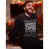 imageTstars Gamer Dad Gift for Fathers Cool Dads Gaming Ugly Christmas Sweater SweatshirtBlack