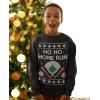 imageTstars Ho Ho Home Run Baseball Christmas Sweater Style Sweatshirt Holiday Ugly Xmas Sweatshirts for Youth KidsBlack