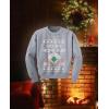 imageTstars Ho Ho Home Run Baseball Christmas Sweater Style Sweatshirt Holiday Ugly Xmas Sweatshirts for Youth KidsGray