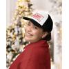 imageTstars Ive Been Naughty Christmas Trucker Hat Mesh Cap for Men Women Funny Holiday Xmas Snapback HatsBlackWhite